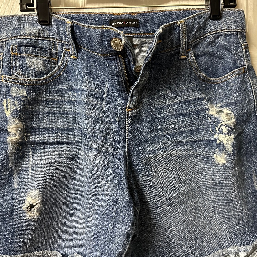Denim shorts